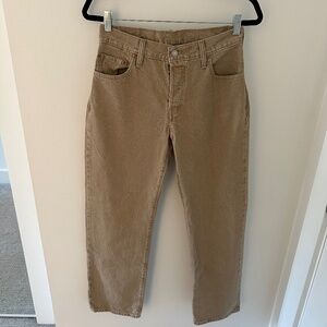 Levi's 501 90s brown stonewash - brown jeans